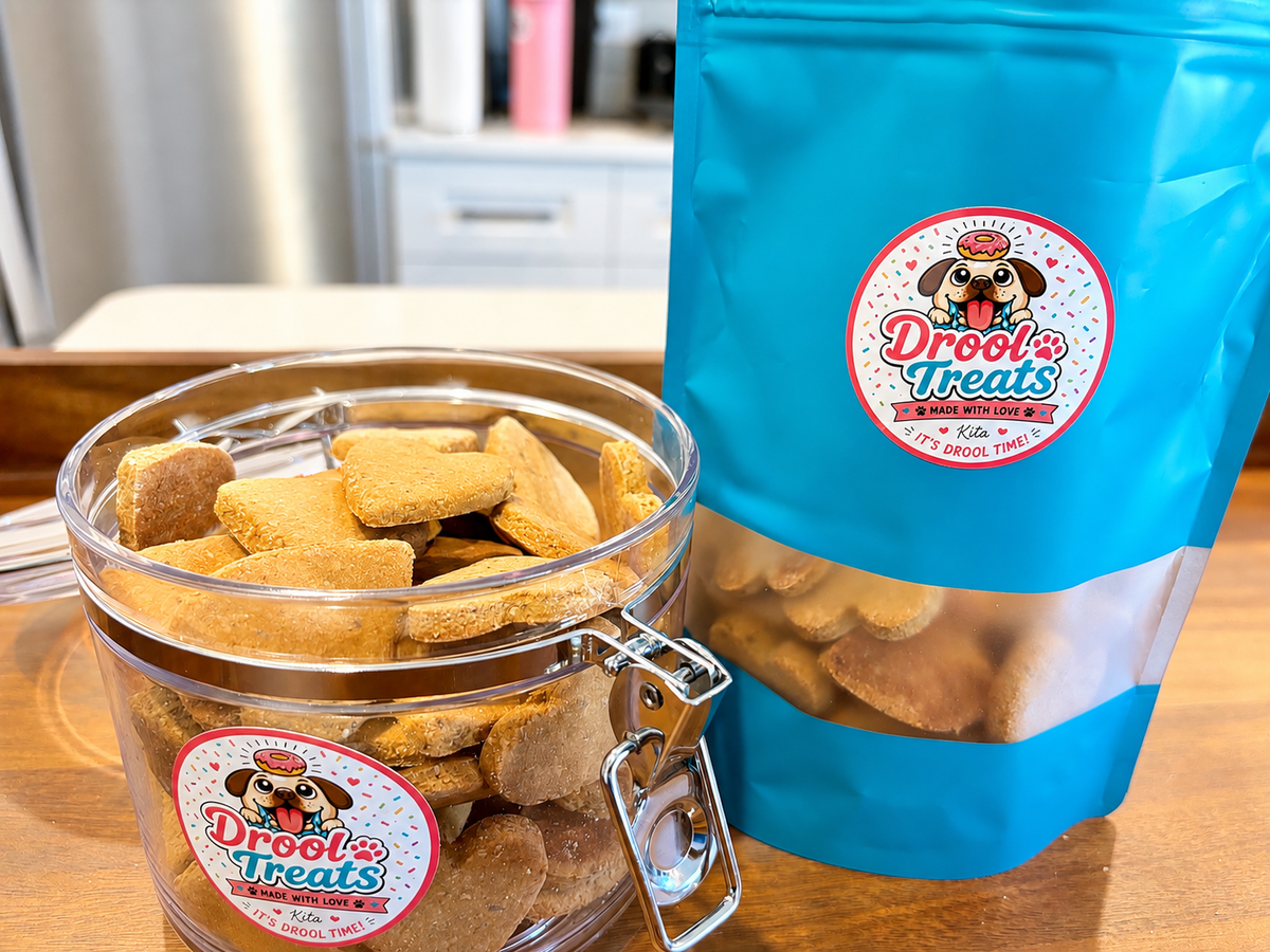 Minty Vanilla Drool Treats